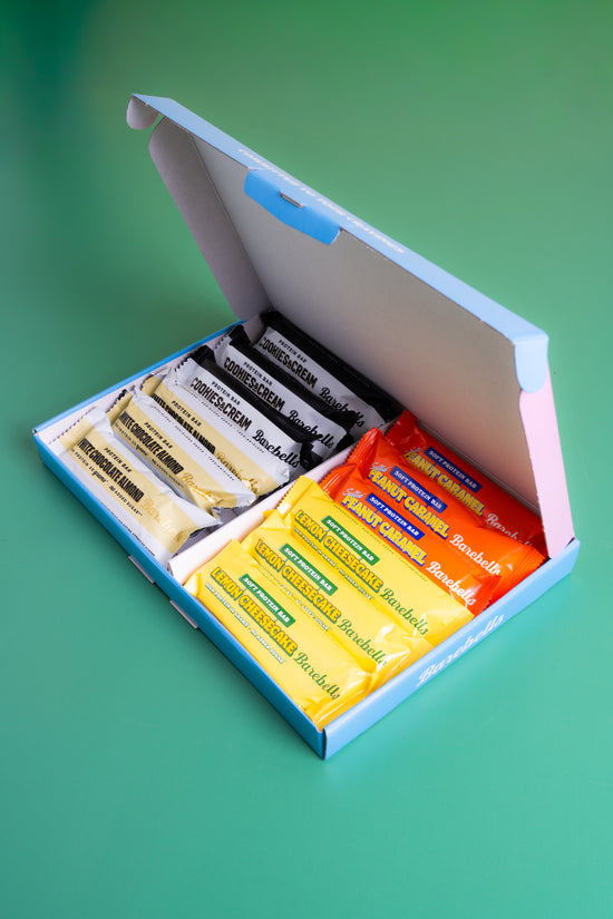 Barebells Mix Box - open box, 4 bars